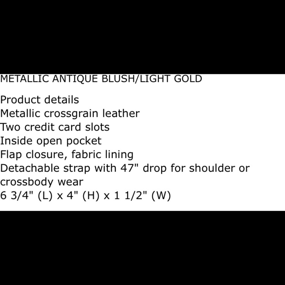 NWT Coach metallic Crossbody - Picture 8 of 8